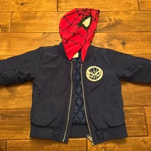 Spider man bomber jacket 4t